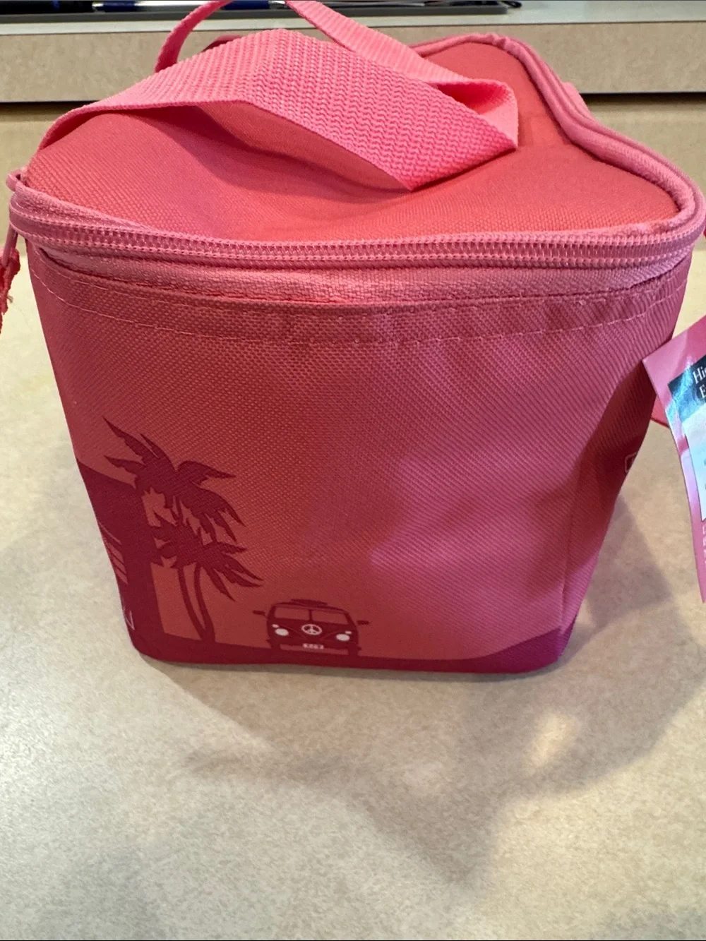 Trader Joe's Pink Insulated Lunch Tote